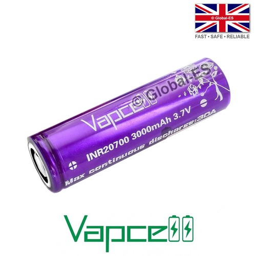 Vapcell 20700 ion 30a - vapcell,